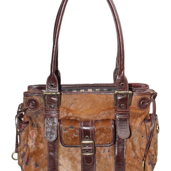 Leather Calf Hair Bag - Picture 4 of 5